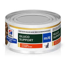 Hill's Prescription Diet m/d GlucoSupport Chicken & Liver Stew Wet Cat Food-product-tile