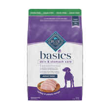 Blue Buffalo BLUE Basics Skin & Stomach Care Grain-Free Turkey & Potato Recipe Adult Dry Dog Food-product-tile