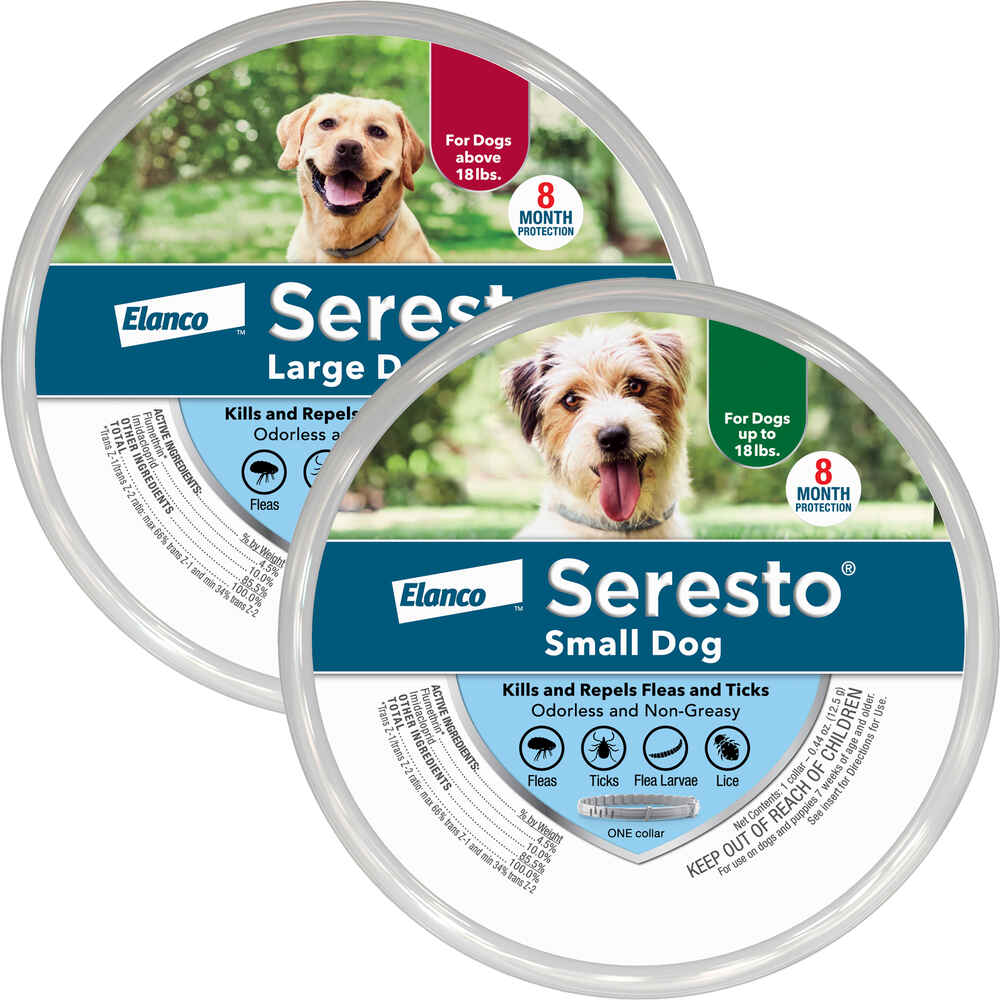Viva Afrekenen Verhoogd Seresto 2pk Bundle for Small Dogs and Large Dogs | 1800PetMeds