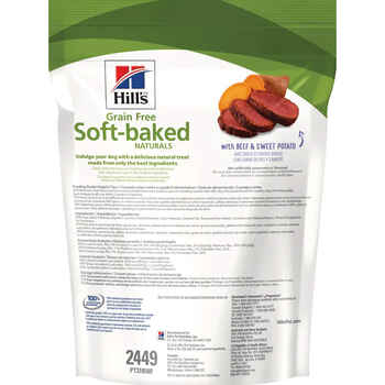 Hill's Grain Free Soft-Baked Naturals with Beef & Sweet Potatoes Dog Treats -  8 oz Bag