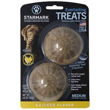 Starmark Everlasting Chicken Flavored Dental Chew Treats 2-Pack Medium product detail number 1.0