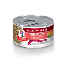Hill's Science Diet Adult Healthy Cuisine Poached Salmon & Spinach Medley Wet Cat Food-product-tile