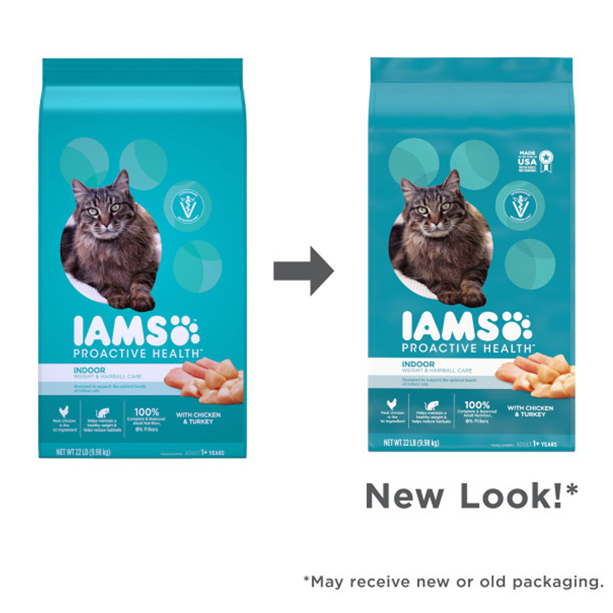 Iams Proactive Health Indoor Weight and Hairball Chicken and