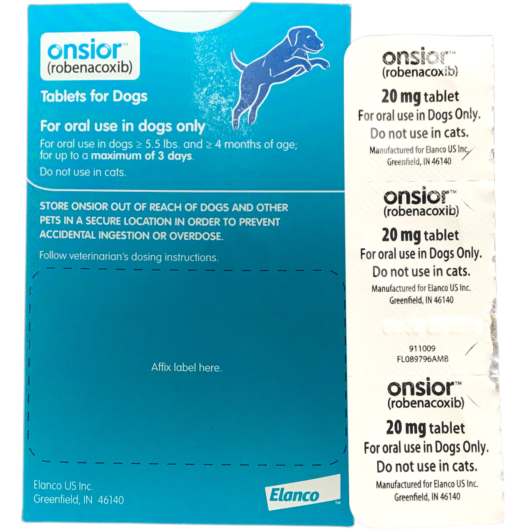 Onsior store cat medicine