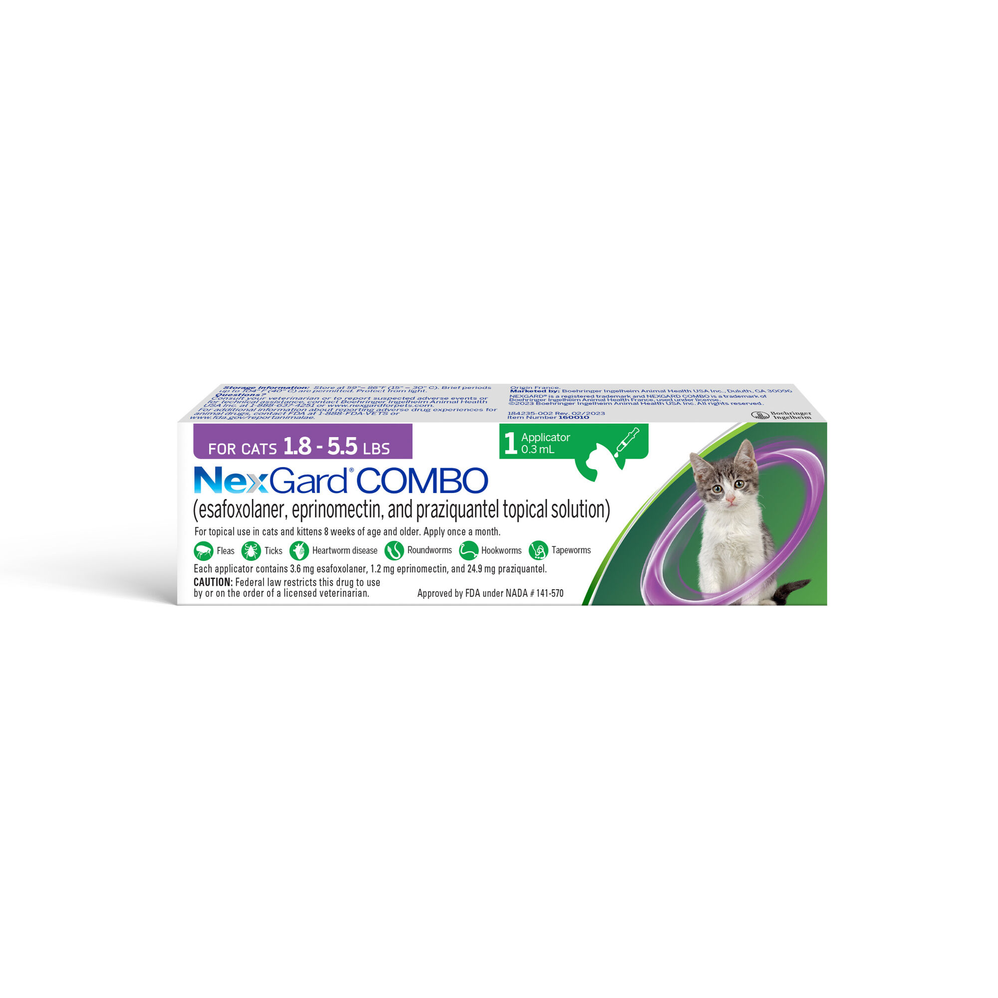 Nexgard cats hot sale fleas