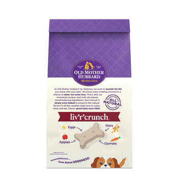 Old Mother Hubbard Classic Liv'r Crunch Natural Oven-Baked Biscuits Dog Treats 20 oz Bag