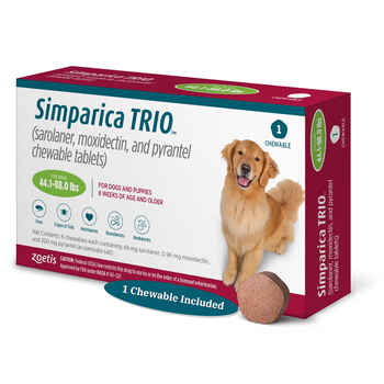 Simparica TRIO 1pk 44.1-88.0 lbs Chew product detail number 1.0