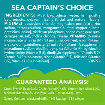 Friskies Pate Sea Captains Choice Wet Cat Food 5.5 oz - Case of 24