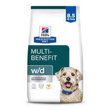 Hill's Prescription Diet w/d Multi-Benefit Digestive + Weight + Glucose + Urinary Management Chicken Flavor Dry Dog Food-product-tile