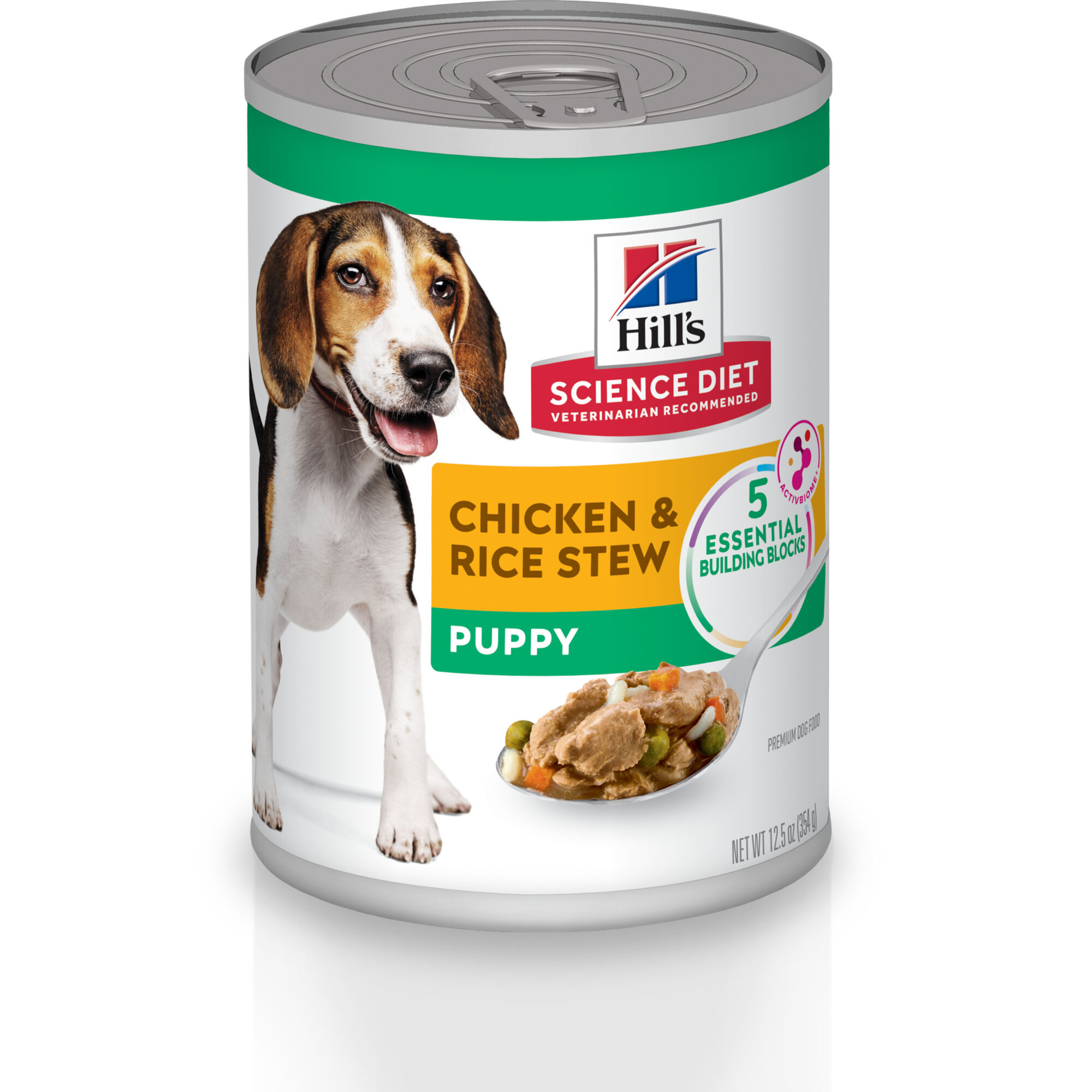 Hill s Science Diet Puppy Chicken Rice Stew Wet Dog Food 12.5 oz Cans Case of 12 1800PetMeds