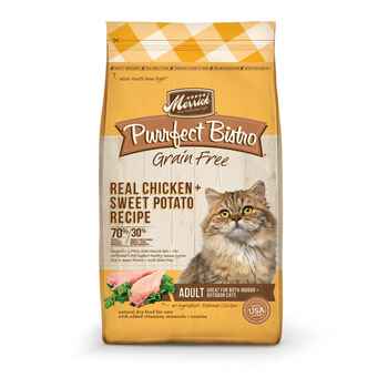 Merrick Purrfect Bistro Grain Free Real Chicken & Sweet Potato Dry Cat Food 12-lb product detail number 1.0