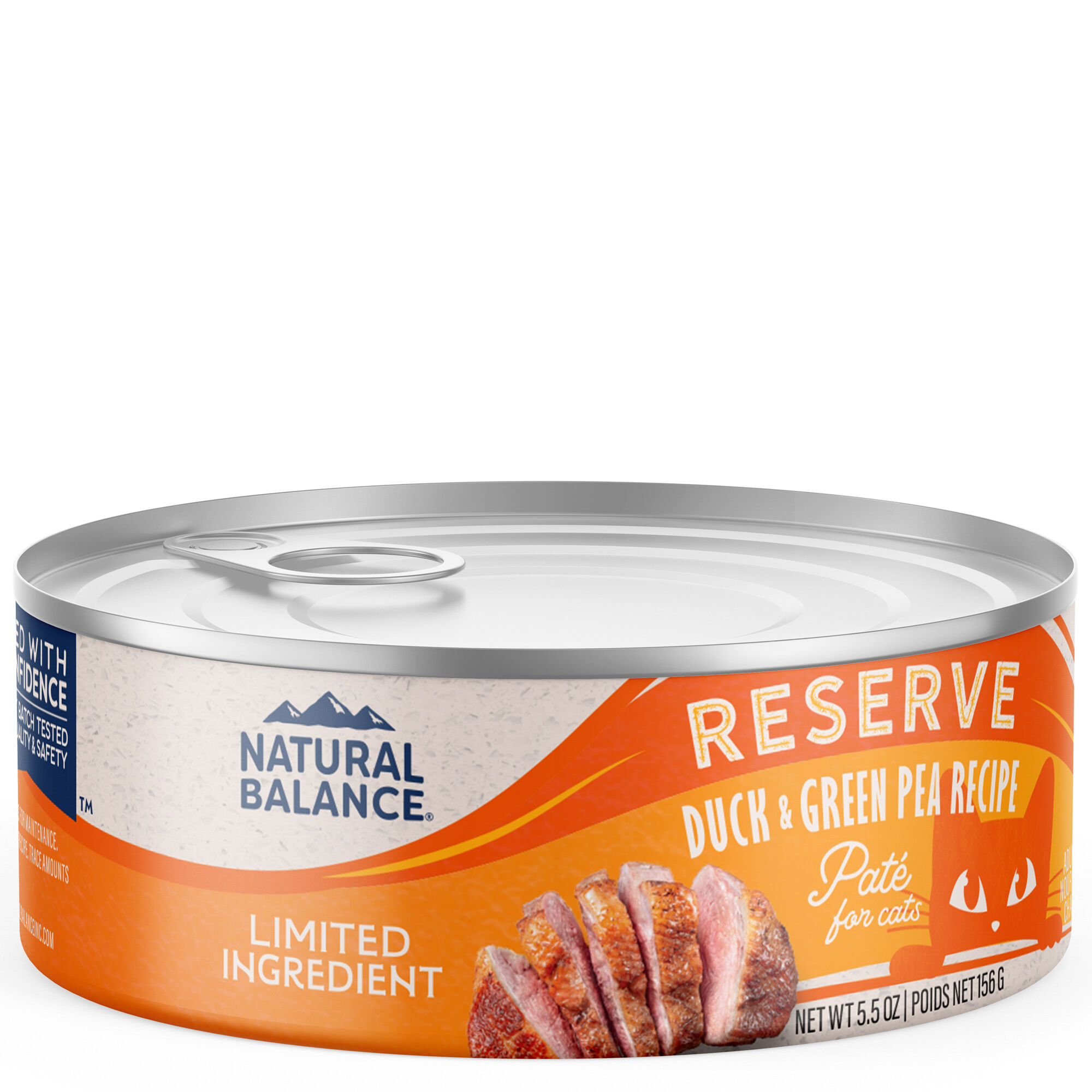 Natural Balance Limited Ingredient Reserve Duck Green Pea Recipe Wet Cat Food 5.5 oz Can Case of 24 1800PetMeds