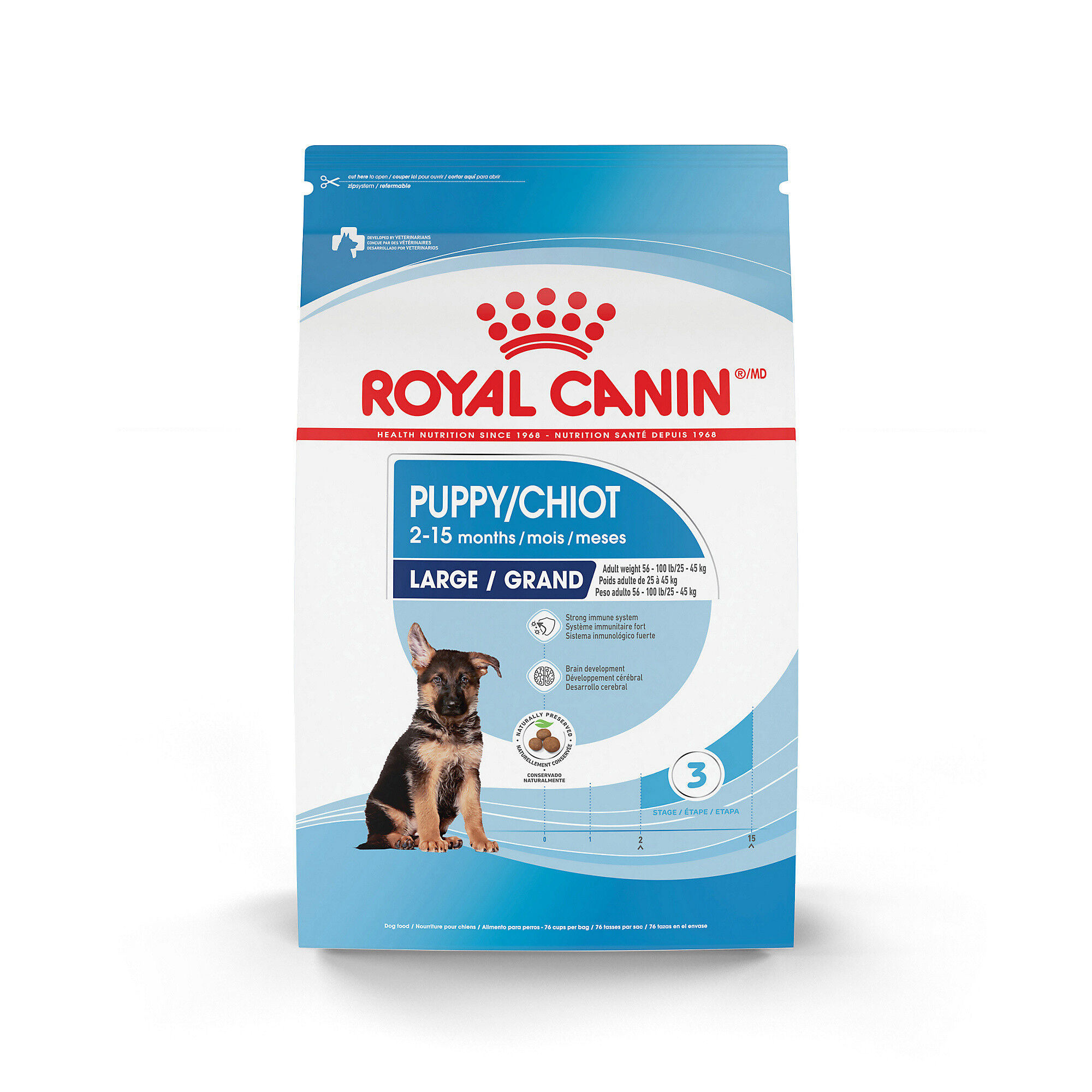 Royal Canin Size Health Nutrition Large Puppy Dry Dog Food 30 lb