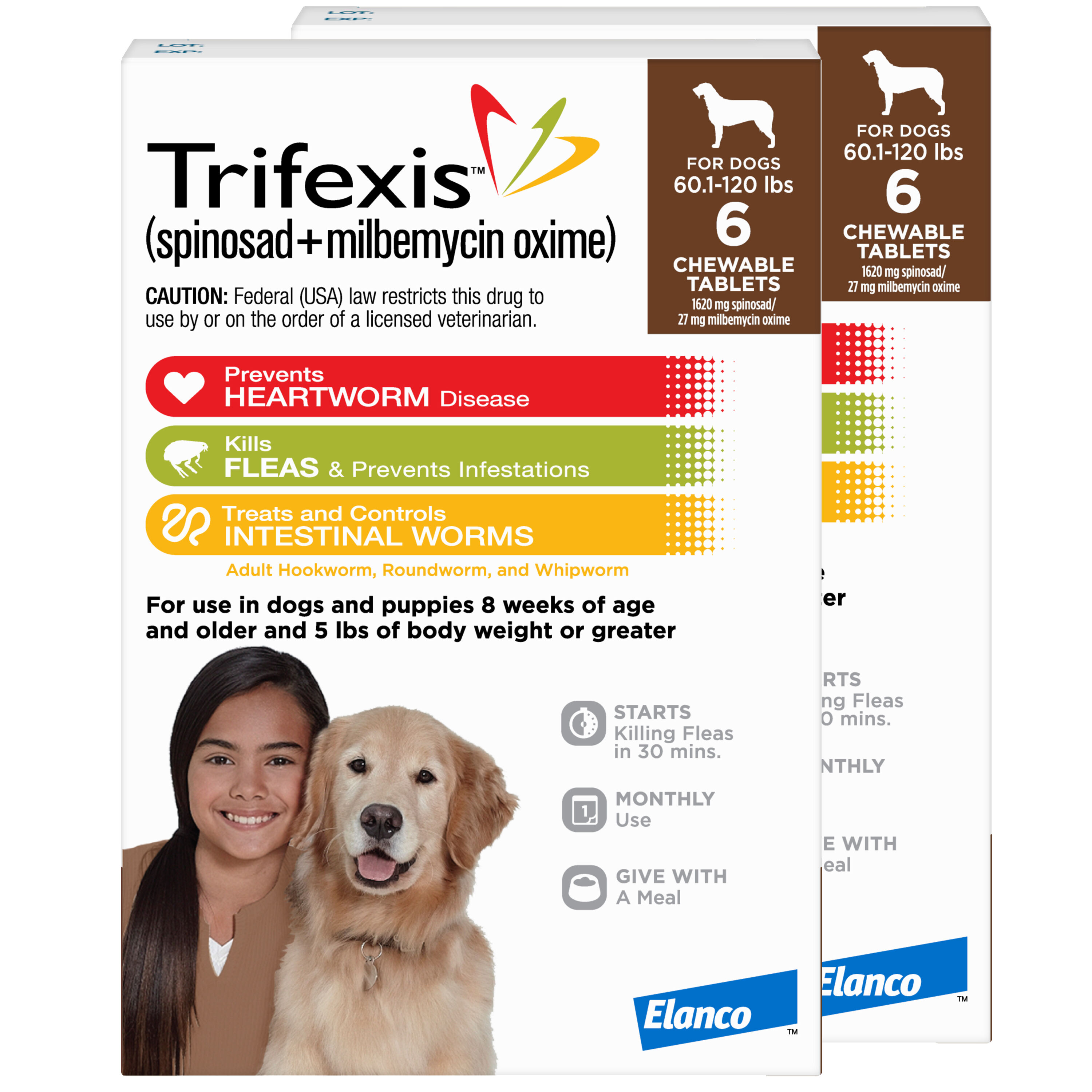 Trifexis for dogs sales 60.1 120 lbs