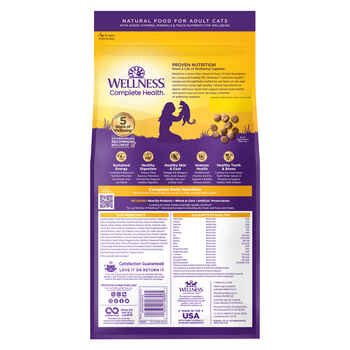 Wellness Complete Health Natural Indoor Deboned Chicken & Chicken Meal Recipe Dry Cat Food - 5 lb Bag