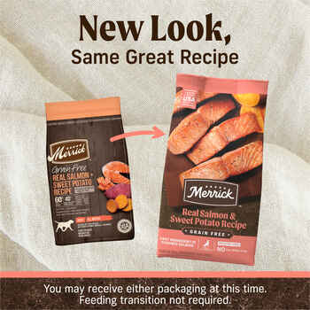 Merrick Grain Free Real Salmon & Sweet Potato Dry Dog Food 10-lb