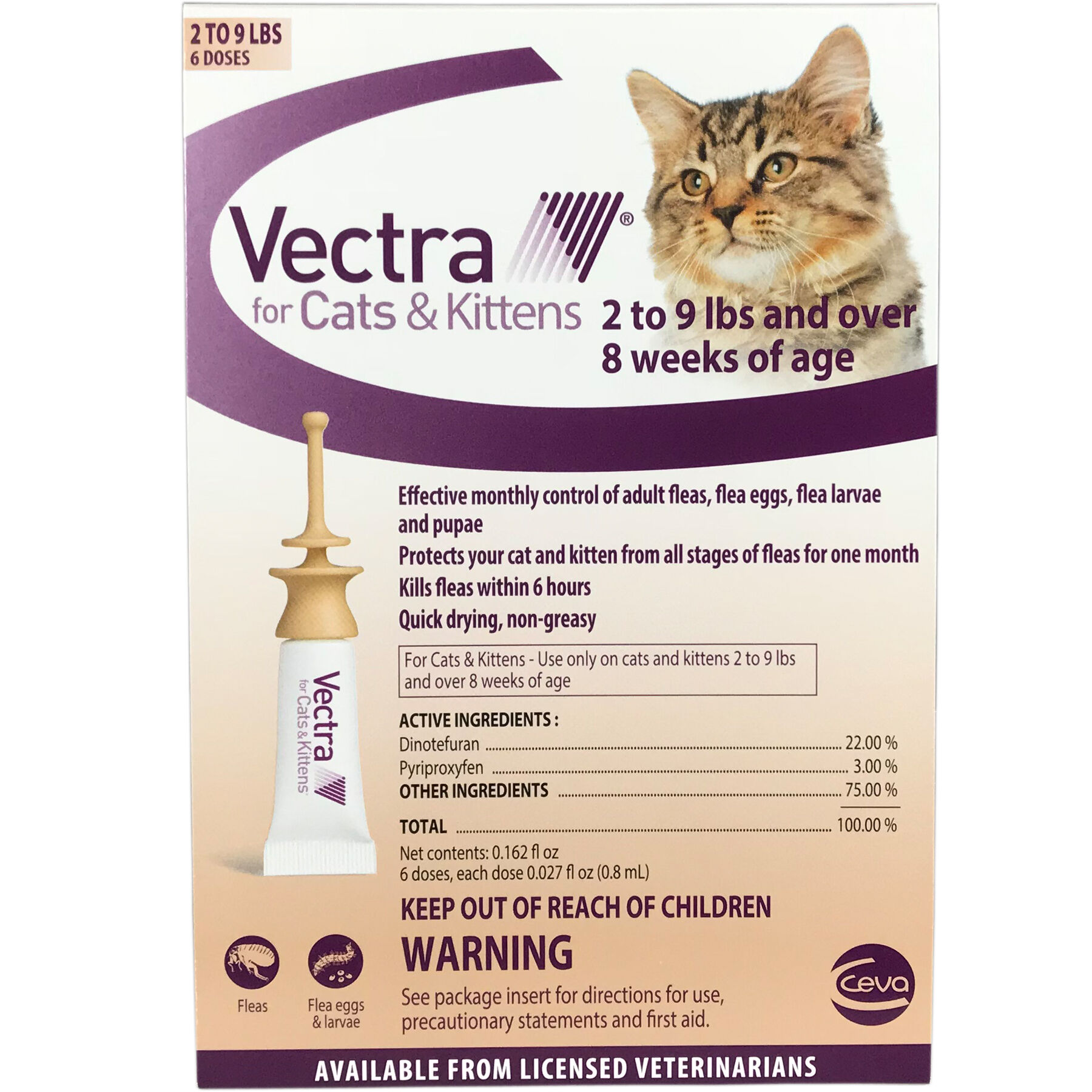 Vectra flea and 2025 tick for cats