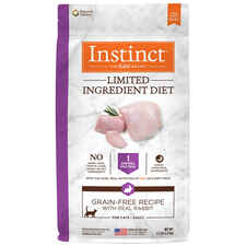 Instinct Limited Ingredient Diet Grain Free Recipe with Real Rabbit Natural Dry Adult Cat Food-product-tile