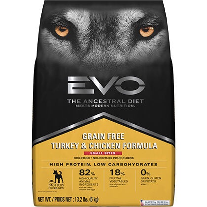 Evo grain free dog sales food