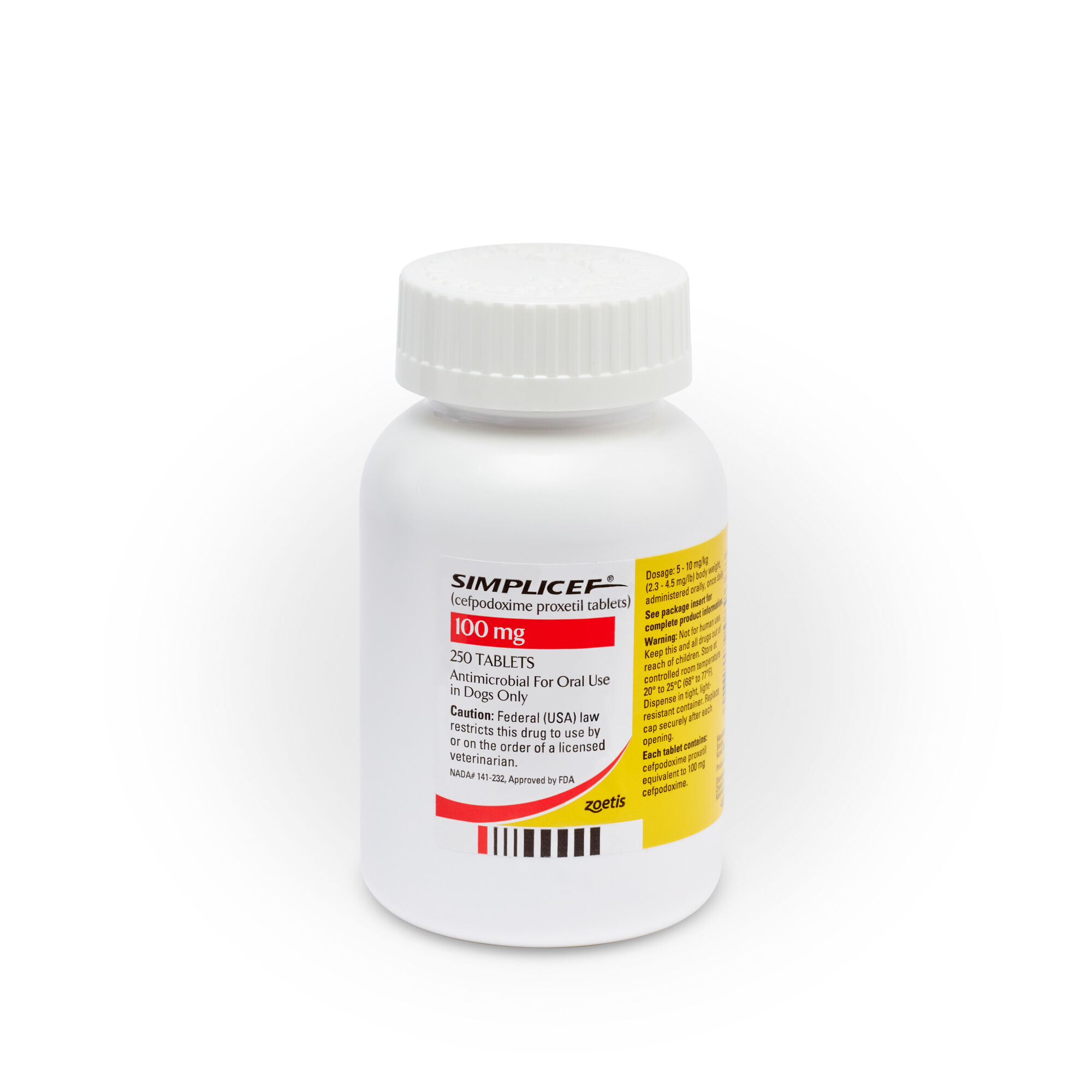 Simplicef 100 mg (sold per tablet) | 1800PetMeds