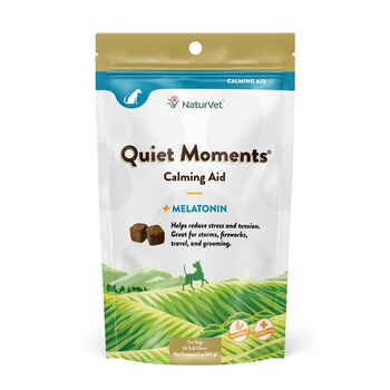 NaturVet Quiet Moments Calming Aid Plus Melatonin Supplement Soft Chews for Dogs - 65 ct Soft Chews product detail number 1.0