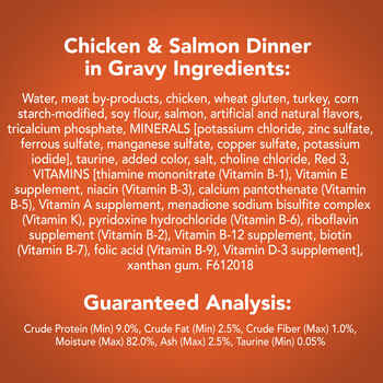 Friskies Shreds Chicken & Salmon Dinner In Gravy Wet Cat Food 5.5 oz - Case of 24