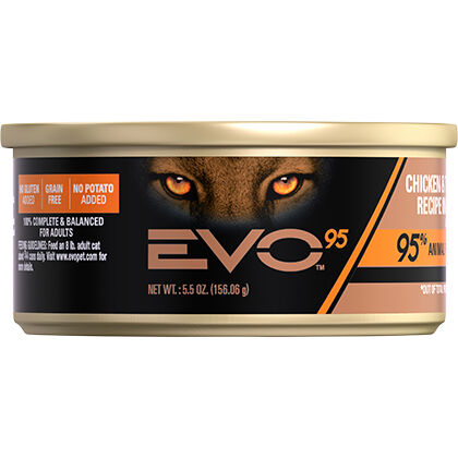 Evo wet shop cat food