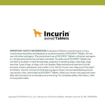 Incurin (estriol) Tablets 1 mg 30 ct