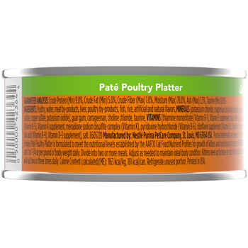 Friskies Pate Poultry Platter Wet Cat Food 5.5 oz - Case of 24