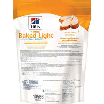 Hill's Natural Baked Light Biscuits with Real Chicken Small Dog Treats -  8 oz Bag