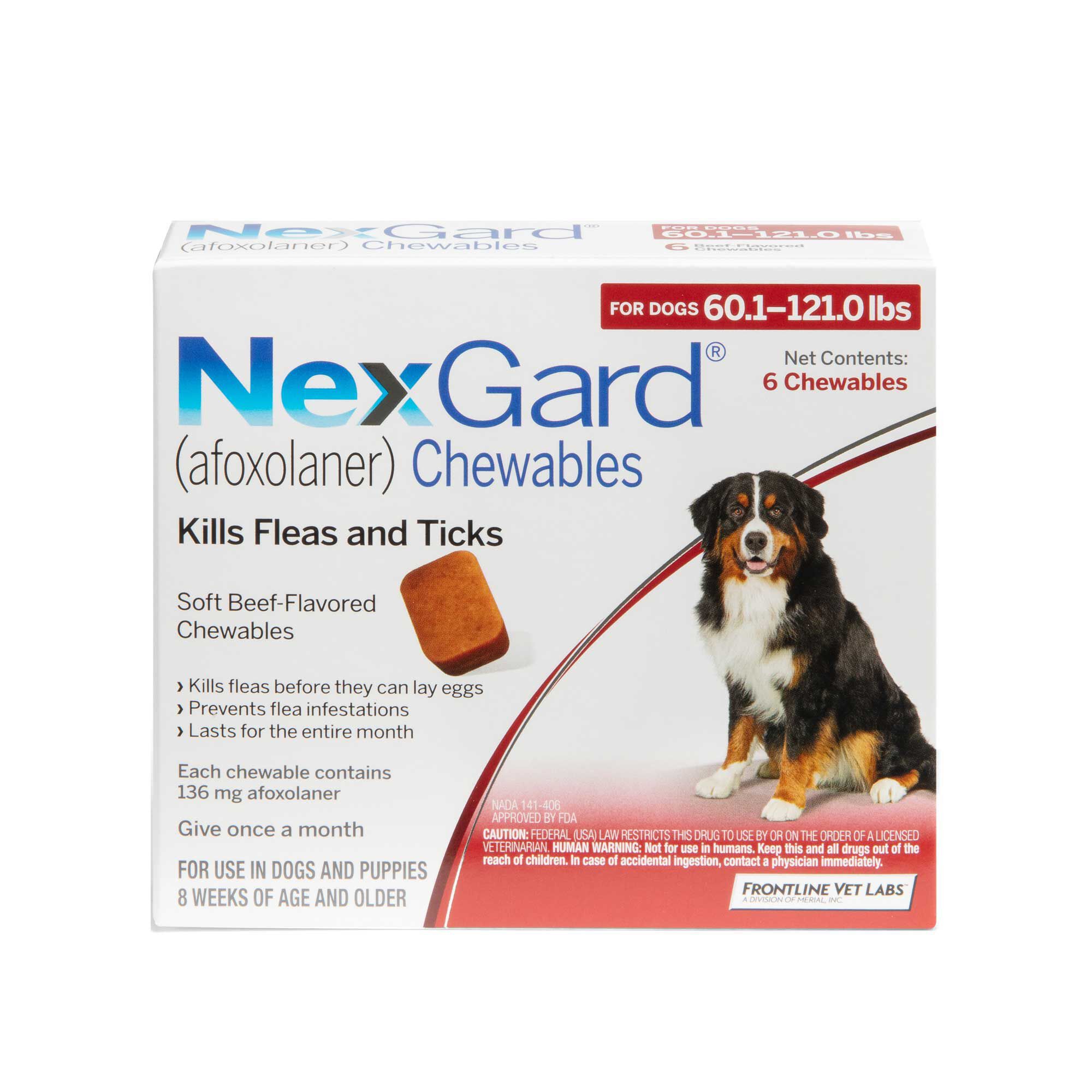 heartworm flea and tick chewable