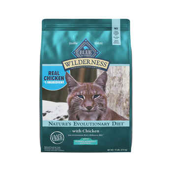Blue Buffalo BLUE Wilderness Adult Indoor Hairball Control Chicken Recipe Grain-Free Dry Cat Food 11 lb Bag product detail number 1.0