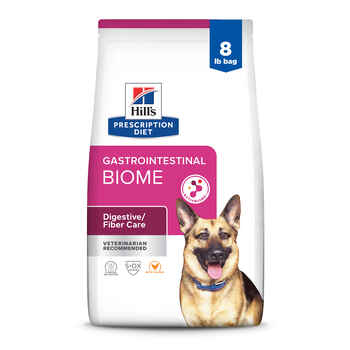 Hill's Prescription Diet Gastrointestinal Biome Digestive/Fiber Care with Chicken Dry Dog Food - 8 lb Bag product detail number 1.0
