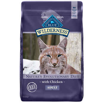 Blue Buffalo BLUE Wilderness Adult Chicken Recipe Dry Cat Food 12 lb Bag product detail number 1.0