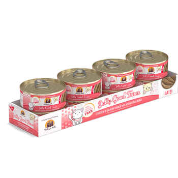 Weruva Classic Cat Pate Jolly Good Fares with Chicken & Salmon for Cats 8 5.5-oz Cans