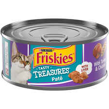 Friskies Tasty Treasures Pate Turkey & Chicken with Liver Wet Cat Food-product-tile