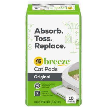 Tidy Cats Breeze Litter System Cat Pads Refill Pack Original 10 Count product detail number 1.0