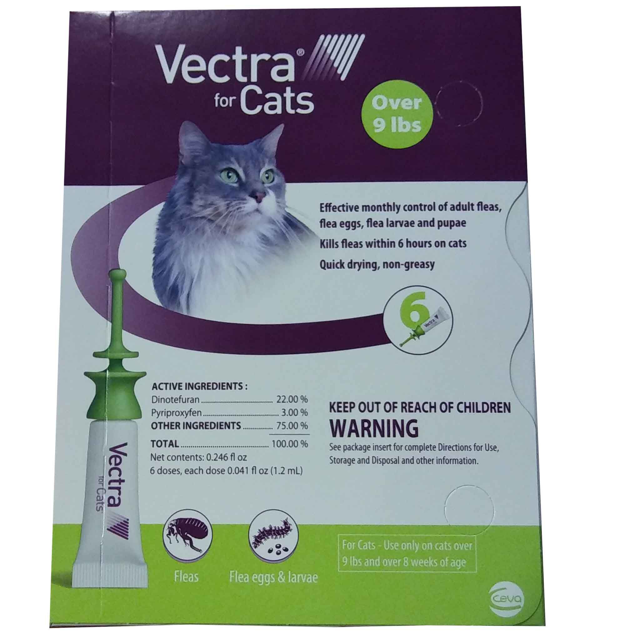 Vectra for Cats 2 9 lbs 3 pk Tan 1800PetMeds