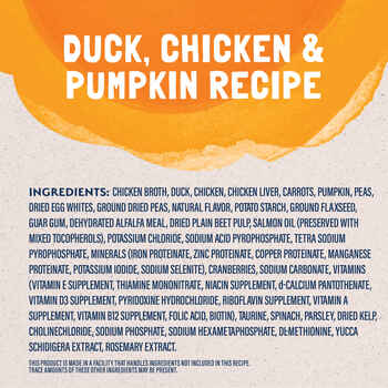 Natural Balance® Original Ultra™ Platefulls® Indoor Duck, Chicken, & Pumpkin Recipe in Gravy Wet Cat Food 3 oz, 24 ct