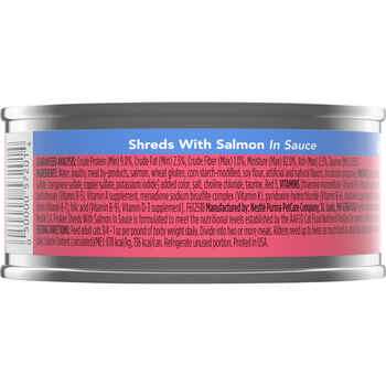 Friskies Shreds Salmon In Sauce Wet Cat Food 5.5 oz - Case of 24
