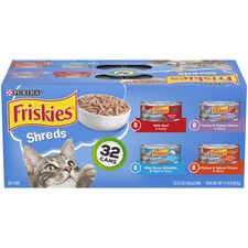 Friskies Shreds Variety Pack Wet Cat Food 32 Cans-product-tile