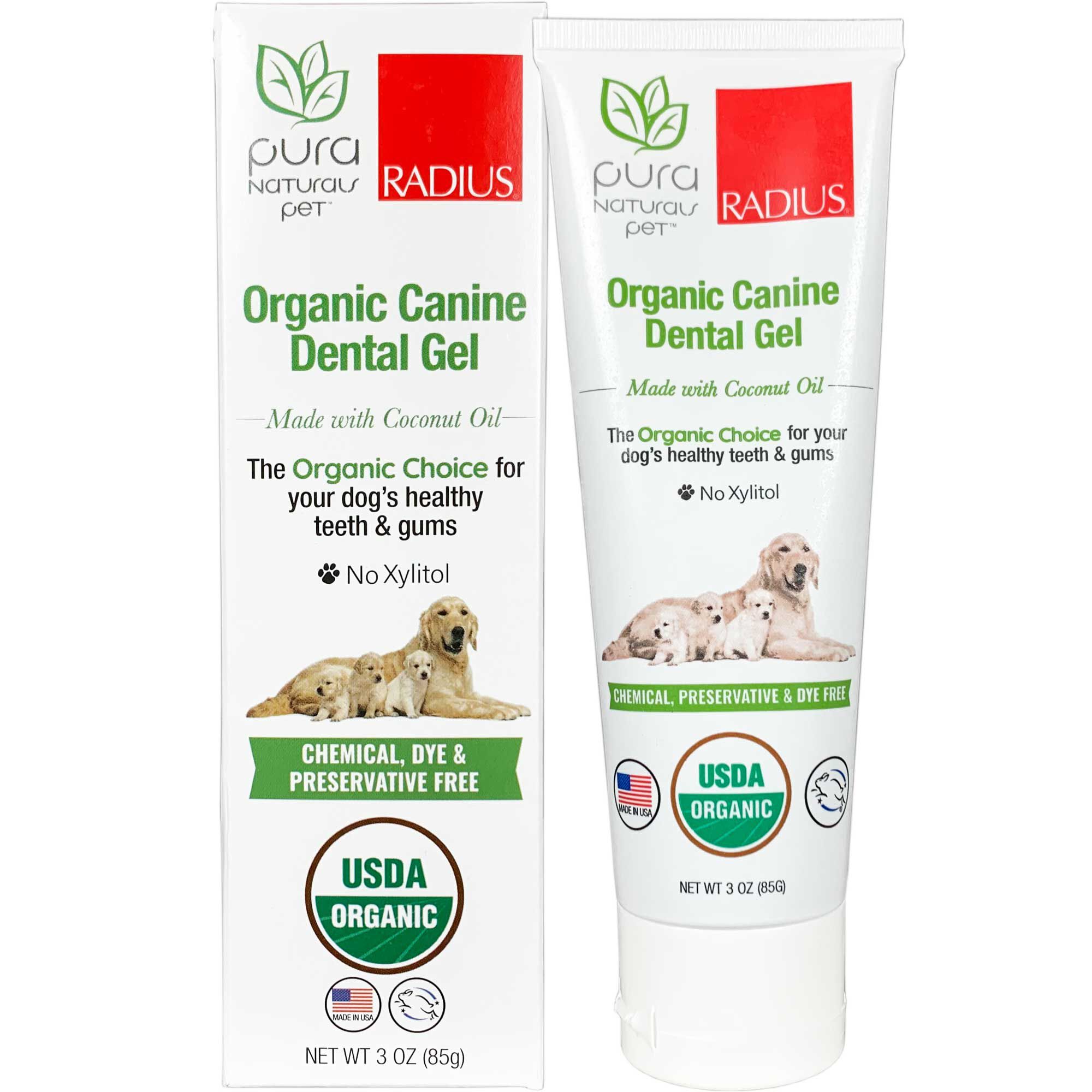 pura naturals organic canine dental gel