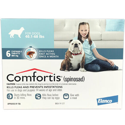 Comfortis for dogs 2024 60 120 lbs