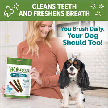 Whimzees by Wellness Stix Natural Grain Free Dental Chews for Dogs - Extra Small Breed - 56 count