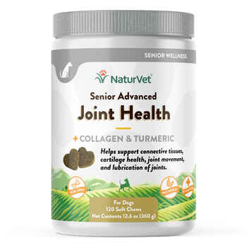 NaturVet Senior Advanced Joint Health Supplement for Dogs Soft Chews 120 ct product detail number 1.0