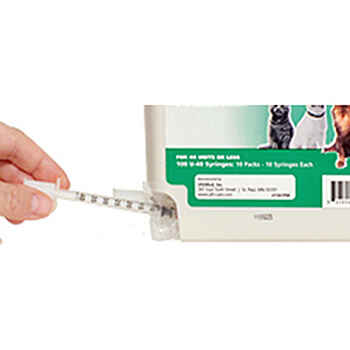 U-40 Insulin Syringes with Needles  Box of 100 Veterinary Syringes -  Jeffers