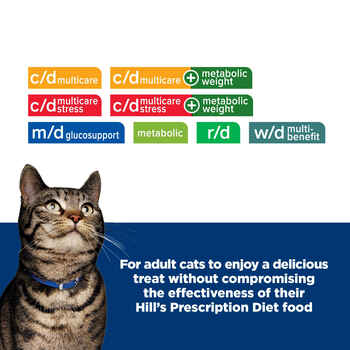 Hill's Prescription Diet Metabolic Weight Management Cat Treats - 2.5 oz Pouch