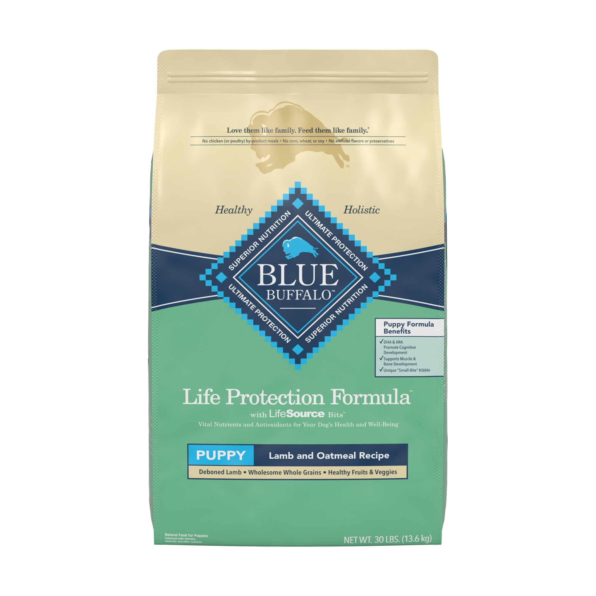 Blue Buffalo Life Protection Formula Puppy Lamb Oatmeal Recipe