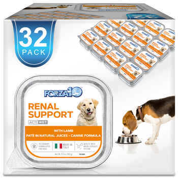 Forza10 Nutraceutic ActiWet Renal Support Lamb Recipe Wet Dog Food 3.5 oz Trays - Case of 32 product detail number 1.0