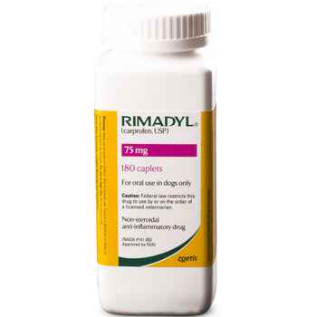 Rimadyl 75 mg Caplets 180 ct product detail number 1.0